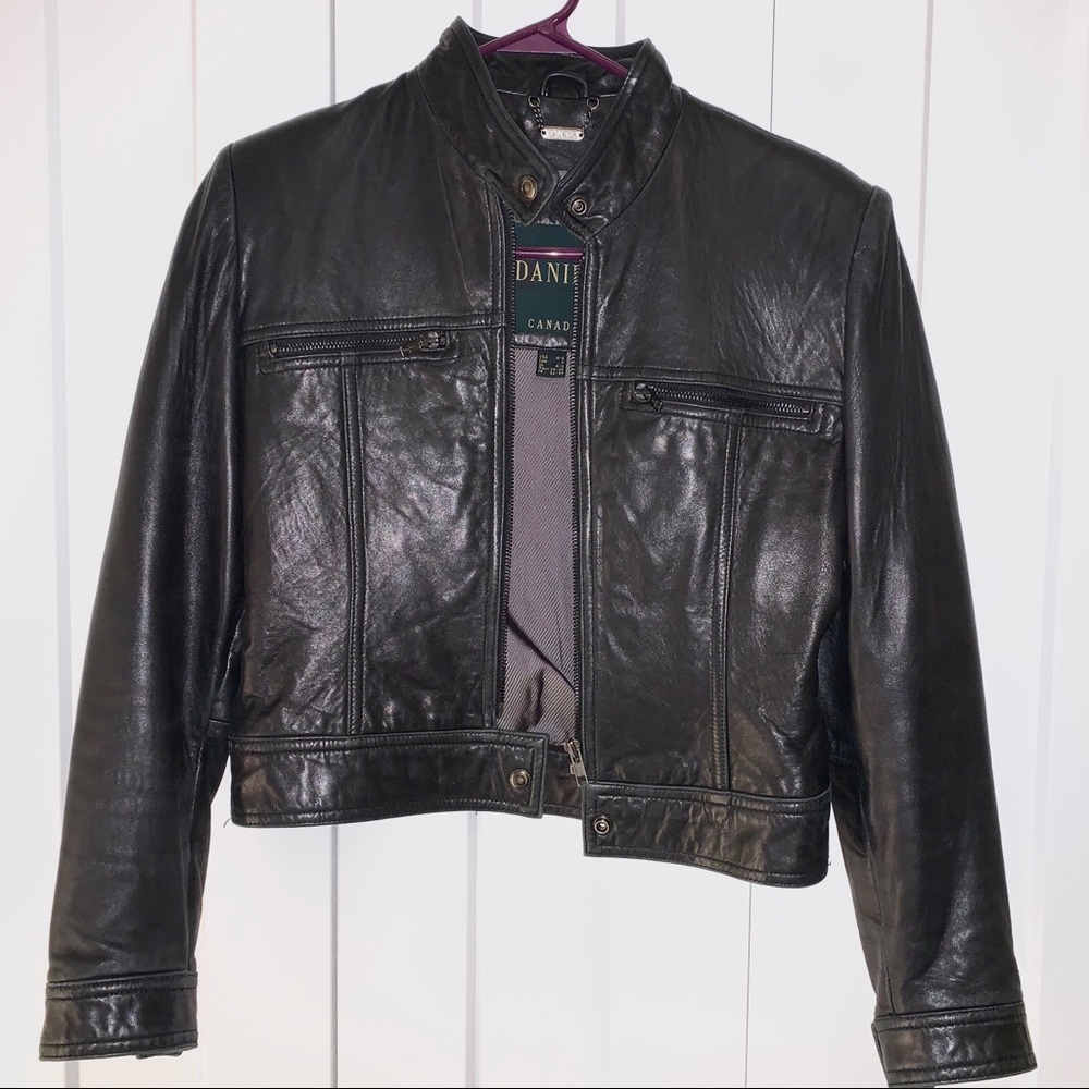 DANIER Genuine Leather Lambskin Jacket
